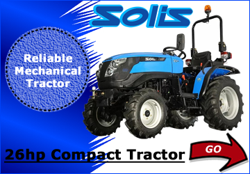 Wide Range of Solis 26 Compact Tractors