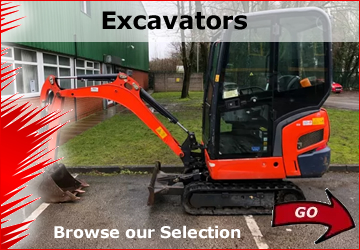 BUY NOW - Mini Diggers and Excavators