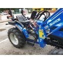Solis 26 Compact Tractor (26HP with wide agricultural tyres) with 4 in 1 front loader