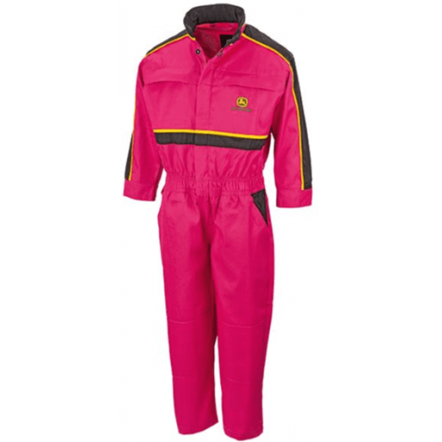 John Deere Kids Pink Overalls (2 Sizes Available)
