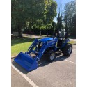 Solis 26 HST Compact Tractor (26HP Hydrostatic with Industrial Tyres) and 4-in-1 Front Loader