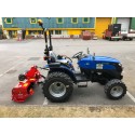 Solis 26 Compact Tractor (26HP with industrial tyres) with 1.25mtr Rotovator
