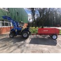 Solis 26 Compact Tractor with 4 in 1 Loader with Winton 1.5Tonne Tipping Trailer