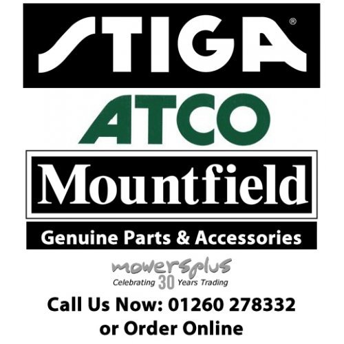 Stiga Atco Mountfield Adjustable Seat Latch (Yellow) (118830846/0)